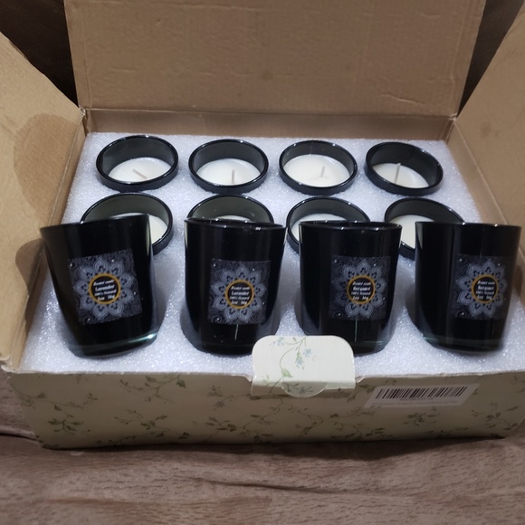 Bali meditation Yoga Candles Set of Twelve NWT organic soy blend - Picture 1 of 1